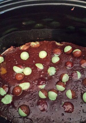 A picture of Chocolate and mint aero.