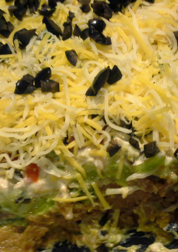 A picture of 7-layer Dip.