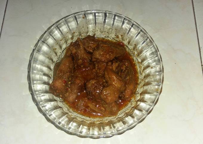 Ayam Kecap Balado Pedas