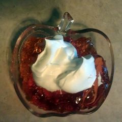 A picture of Koolaid jello.
