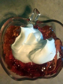 A picture of Koolaid jello.
