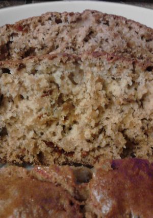 A picture of Pretty in Pink ... (Beet Banana Bread).