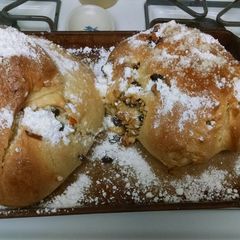 A picture of christstollen.