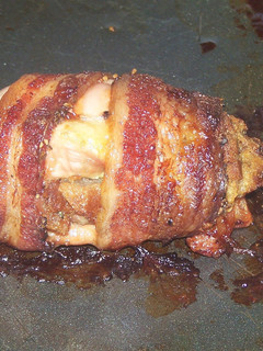 A picture of Stuff Bacon Wrapped Chicken Thighs.