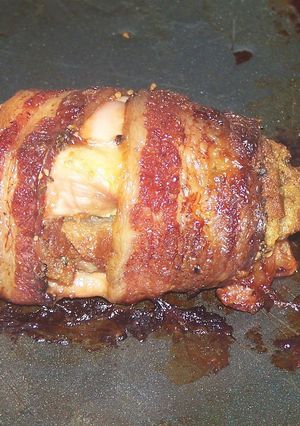 A picture of Stuff Bacon Wrapped Chicken Thighs.