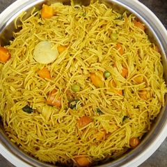 Vegetables spaghetti A picture of Vegetables spaghetti.