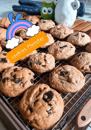 Foto resep Chewy cookies monster 🍪