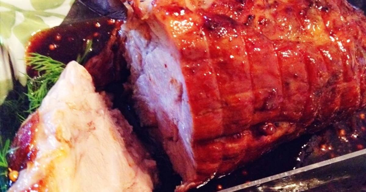 Roasted Ham with Honey Glaze