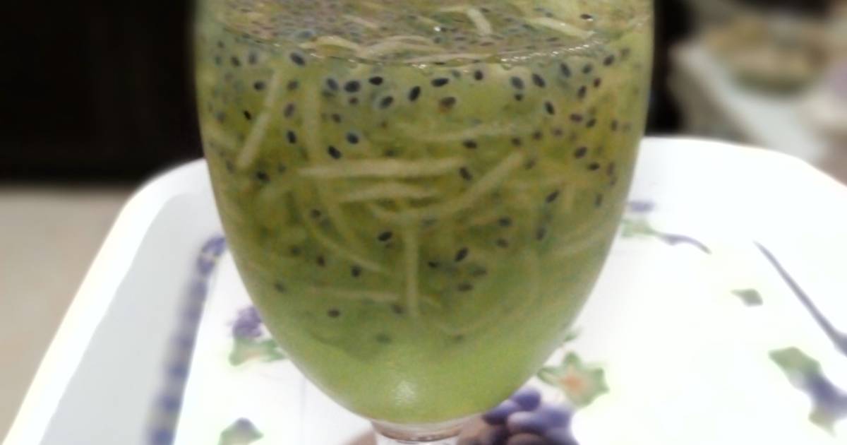 Resep Minuman Serut Melon Feat Selasih Segar Oleh Risa Cook Cookpad