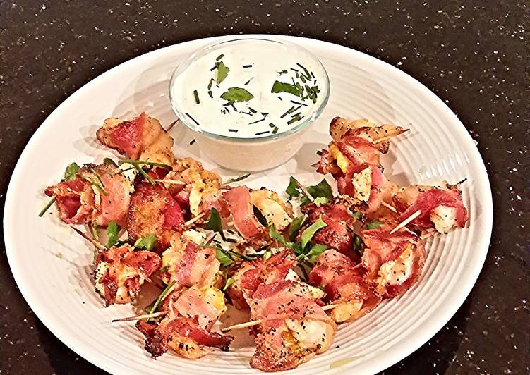 Simple Way to Prepare Any-night-of-the-week Bacon Wrapped Buffalo Cheese Stuffed Shrimp