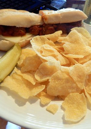 A picture of Meatball Sub Sandwich.