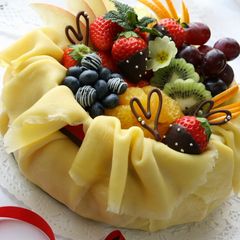 A picture of Elegant Mille Crepe for Valentine's Day!.