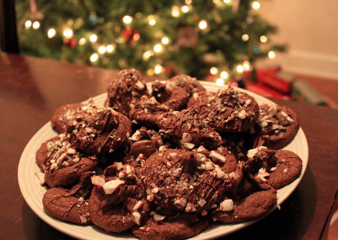 Double Chocolate Peppermint Cookies