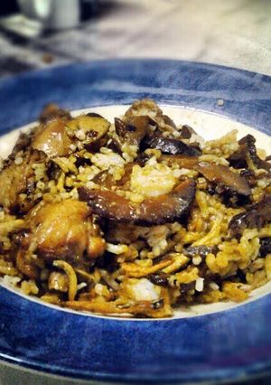 A picture of MOMI HOMEMADE MUSHROOM RICE.