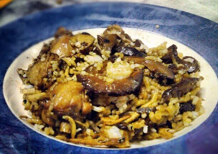 Simple Way to Make Homemade MOMI HOMEMADE MUSHROOM RICE