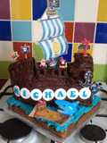 Vickys Pirate Galleon Cake!