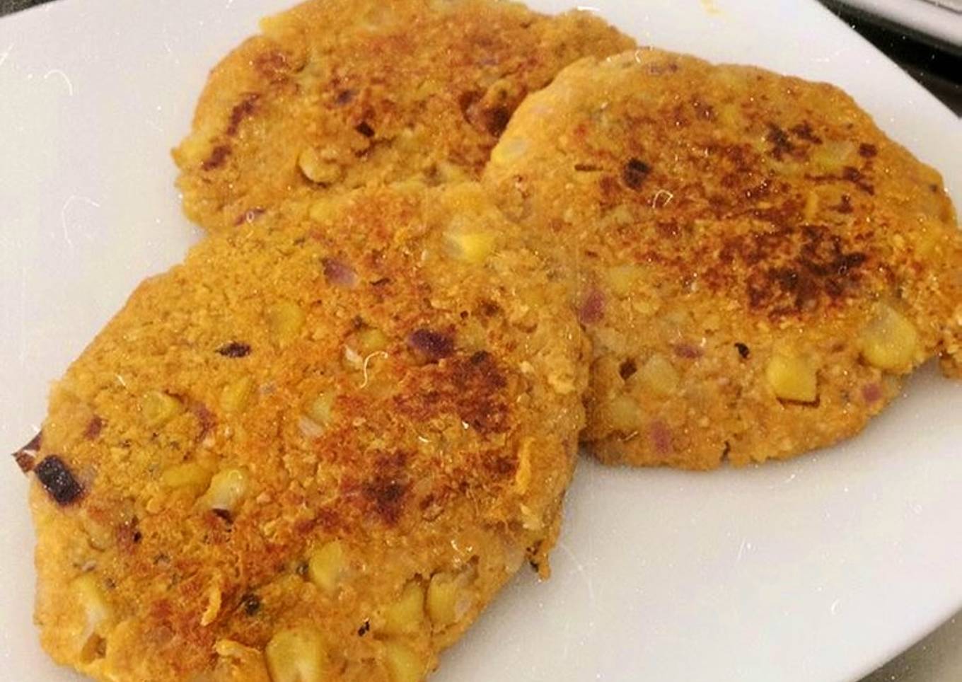 Hamburguesas de choclo y calabaza