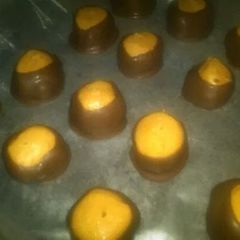 A picture of Robin's Creamy Buckeye Chocolates.
