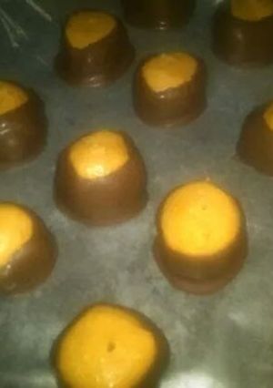 A picture of Robin's Creamy Buckeye Chocolates.