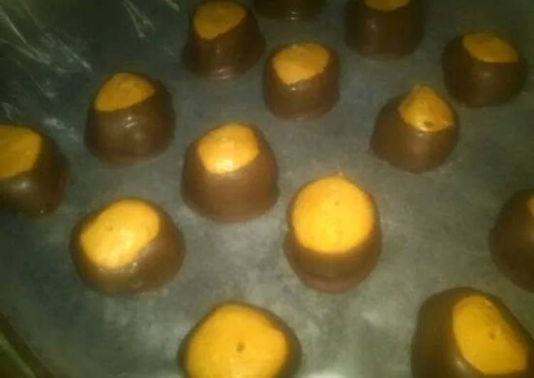 Recipe of Super Quick Homemade Robin&#39;s Creamy Buckeye Chocolates