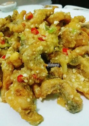 Foto resep Ikan goreng saus telur asin