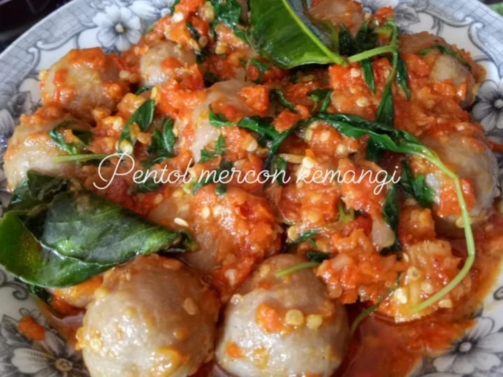 Langkah Gampang Menyiapkan Resep Pentol Mercon Kemangi yang Menggugah Selera Anti Ribet, Uenak Banget