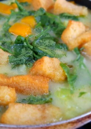 Foto resep Sayur santan daun labu siam lengkap