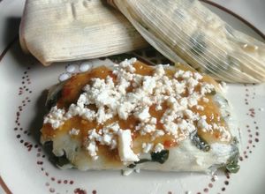Una foto de Tamales de chepil