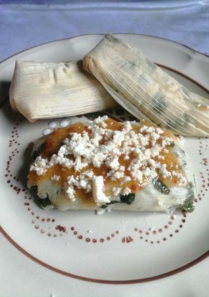 Una foto de Tamales de chepil