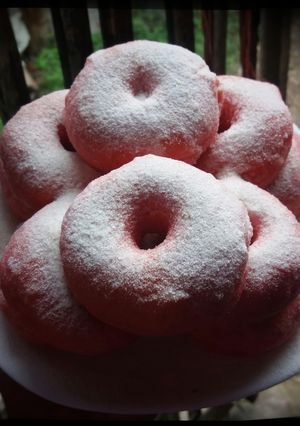 Foto resep Donat pink ekonomis