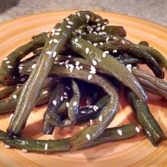 A picture of Chinese Green Beans.