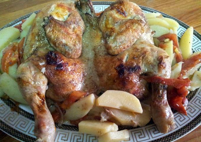 Recipe of Quick baked chicken with potatoes