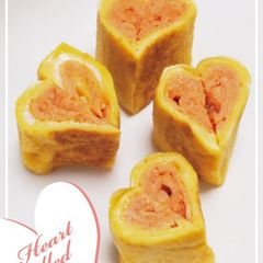 A picture of Easy & Cute Heart Tamagoyaki.