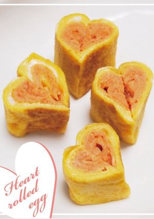 A picture of Easy & Cute Heart Tamagoyaki.