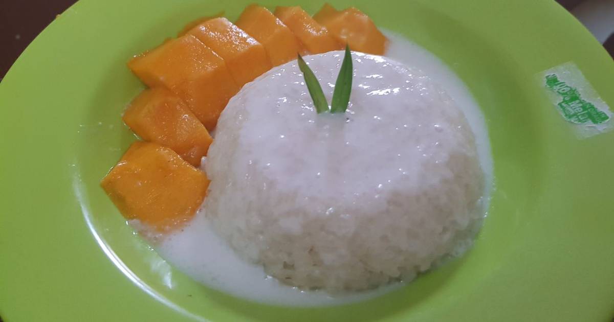 Resep Mango Sticky Rice (rice cooker) oleh Dinda Ammi Cookpad