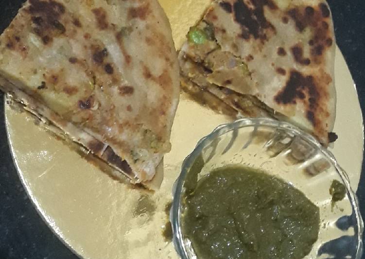 How to Prepare Quick Mix vegetable cheese paratha