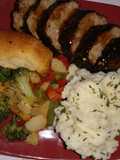 Mini sweet chili meat loaf