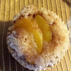 A picture of Peach upside down muffins.