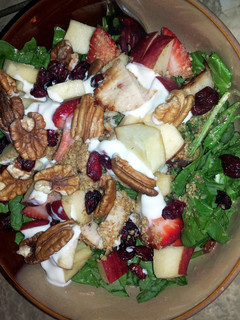 A picture of Apple Pecan salad.