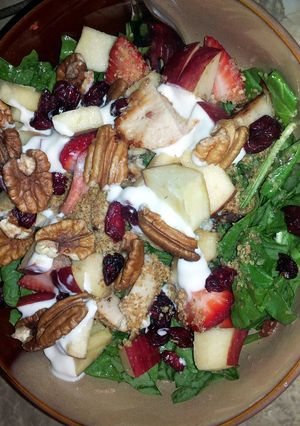 A picture of Apple Pecan salad.