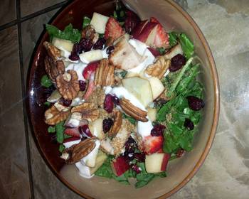 Fresh, Serving Recipe Apple Pecan salad Home Style