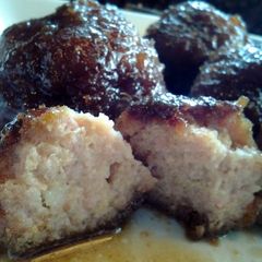 A picture of Ham balls.