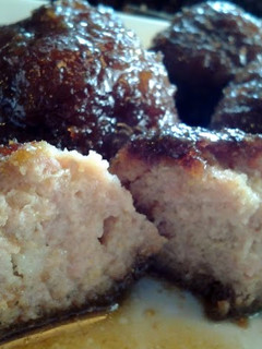 A picture of Ham balls.