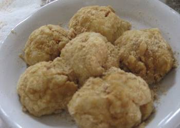 Unique Cuisine Soft Milk Mochi With Rice Bran Delicious Perfect