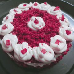 Red velvet cake A picture of Red velvet cake.