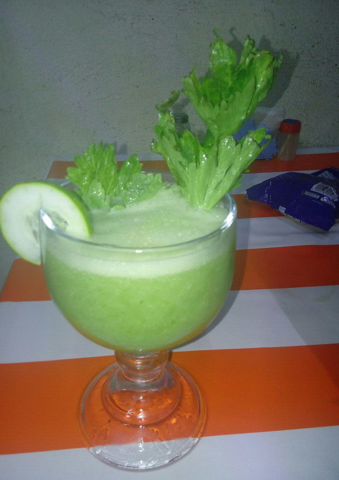 Una foto de Jugo verde para evitar muchas enfermedades a la Mario, s