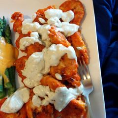 Buffalo Baked Chicken with Gorgonzola A picture of Buffalo Baked Chicken with Gorgonzola.