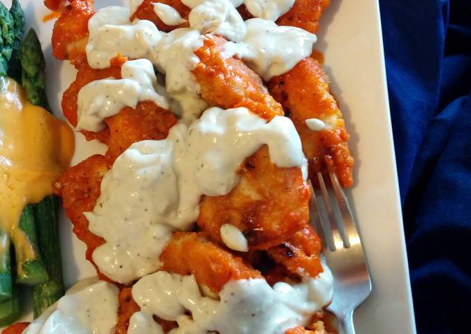 Steps to Prepare Ultimate Buffalo Baked Chicken with Gorgonzola