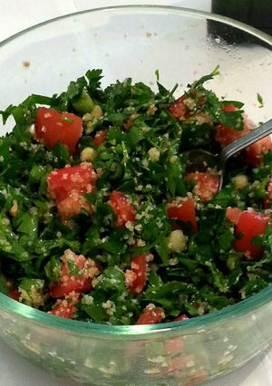 A picture of Tabbouleh.