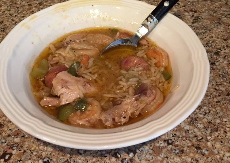 Recipe of Favorite MoMo Dean’s Louisiana Gumbo